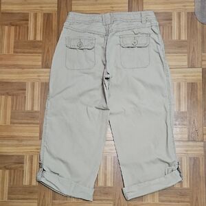 CARIBBEAN JOE khaki capris